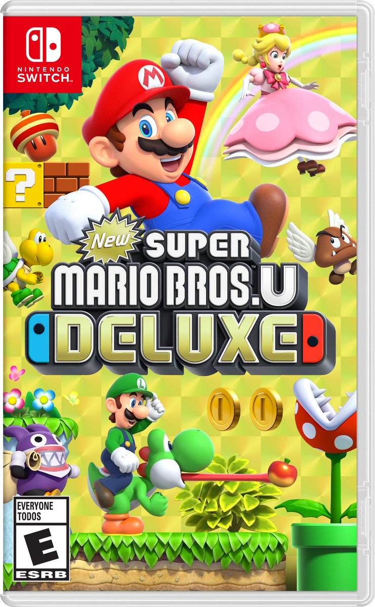 New Super Mario Bros. U Deluxe | Portada – Nintendo Switch. – NINtheorist