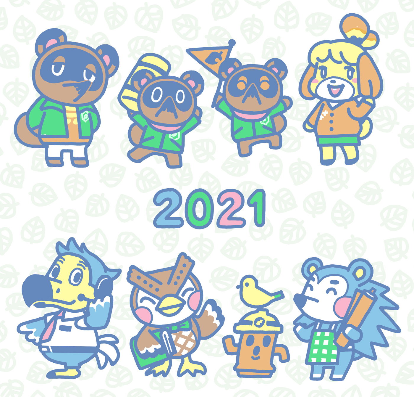 Animal Crossing: New Horizons | Imagen de Año Nuevo 2021 – Nintendo Switch.  – NINtheorist